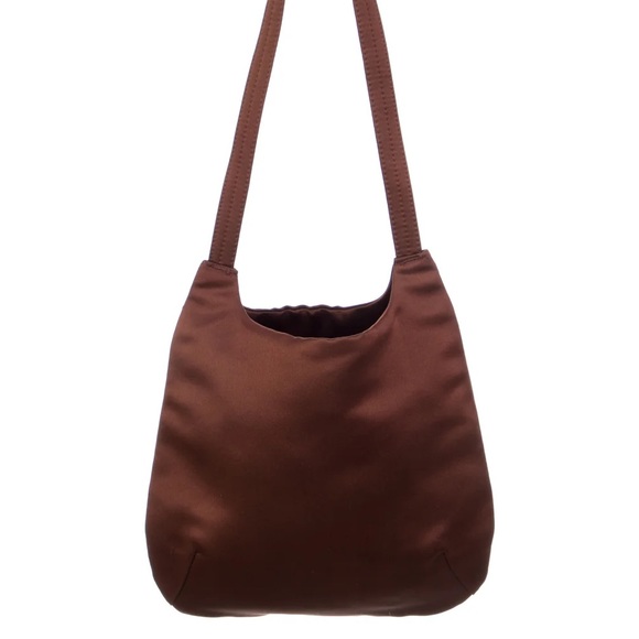 Sandy Liang Cocoa Satin Purse NWT - Picture 2 of 3